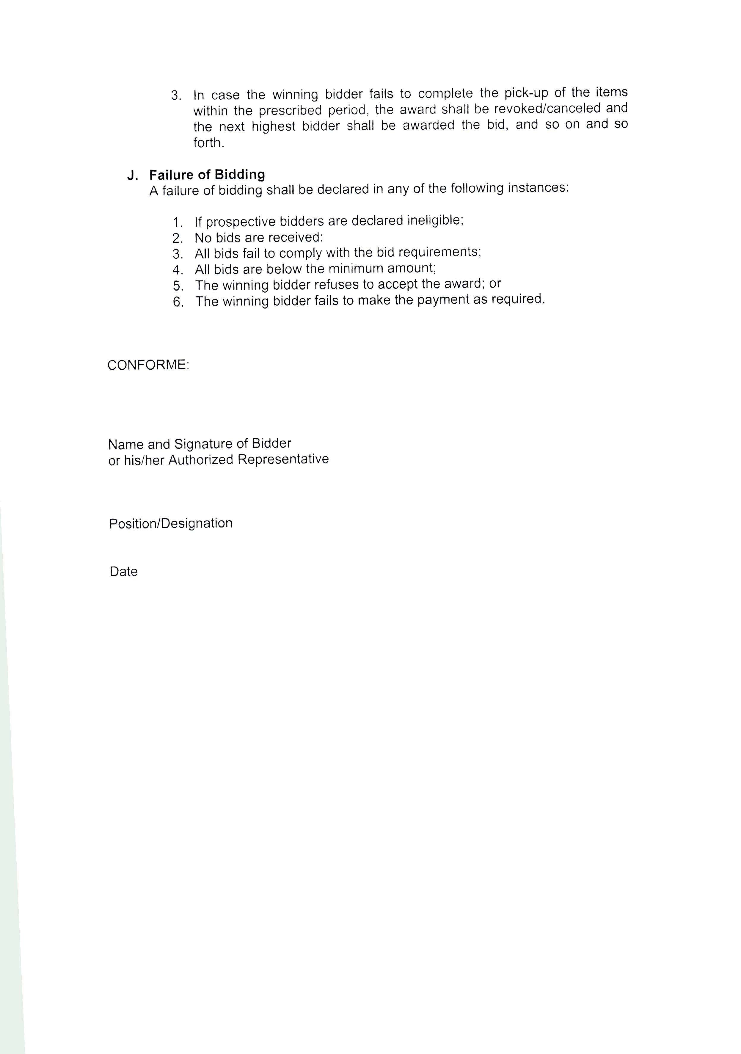 Invitation to Bid No. 02 2024 152 unserviceable office items Page 5