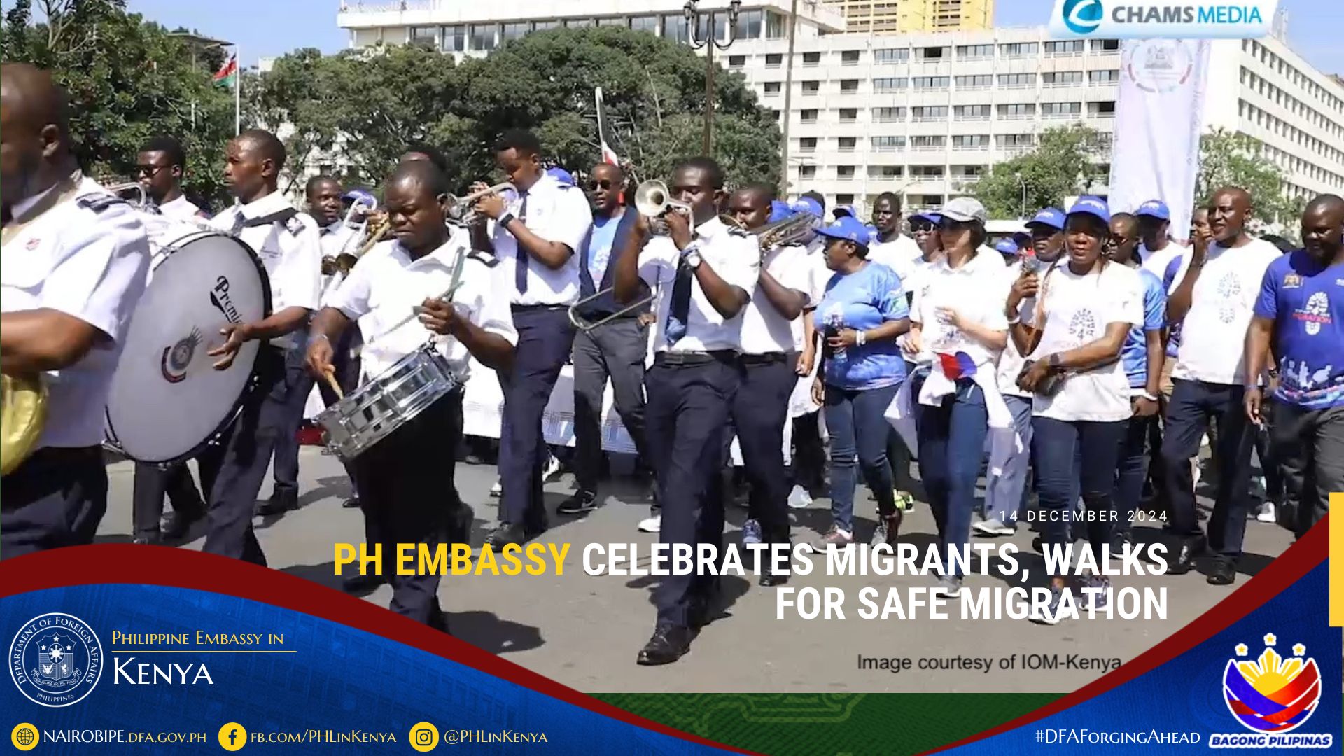 PR PH Embassy celebrates migrants walks for safe migration